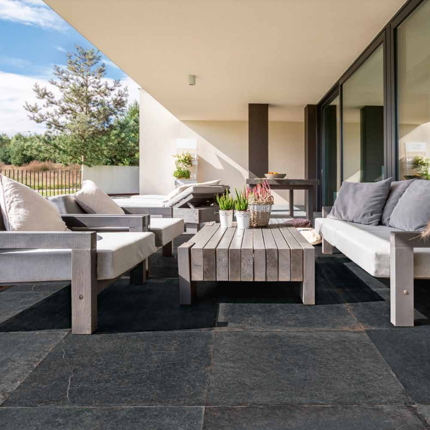 Dlažba na terče kalibrovaná Royal Dark 60x60x2cm