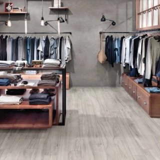 dlažba kalibrovaná Decawood Grey 20x120 rect.